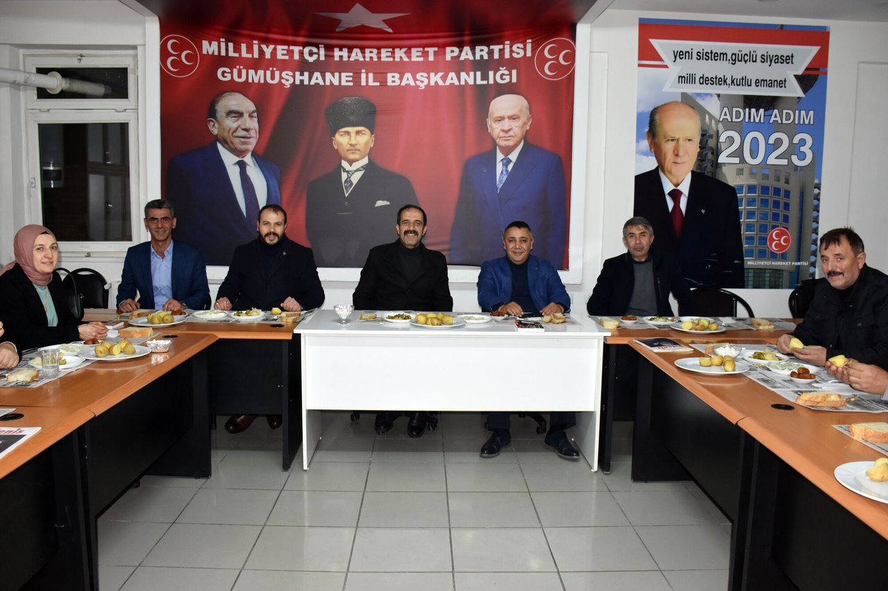 BAŞKANIMIZ, MİLLİYETÇİ HAREKET PARTİSİ İL BAŞKANLIĞIMIZI ZİYARET ETTİ