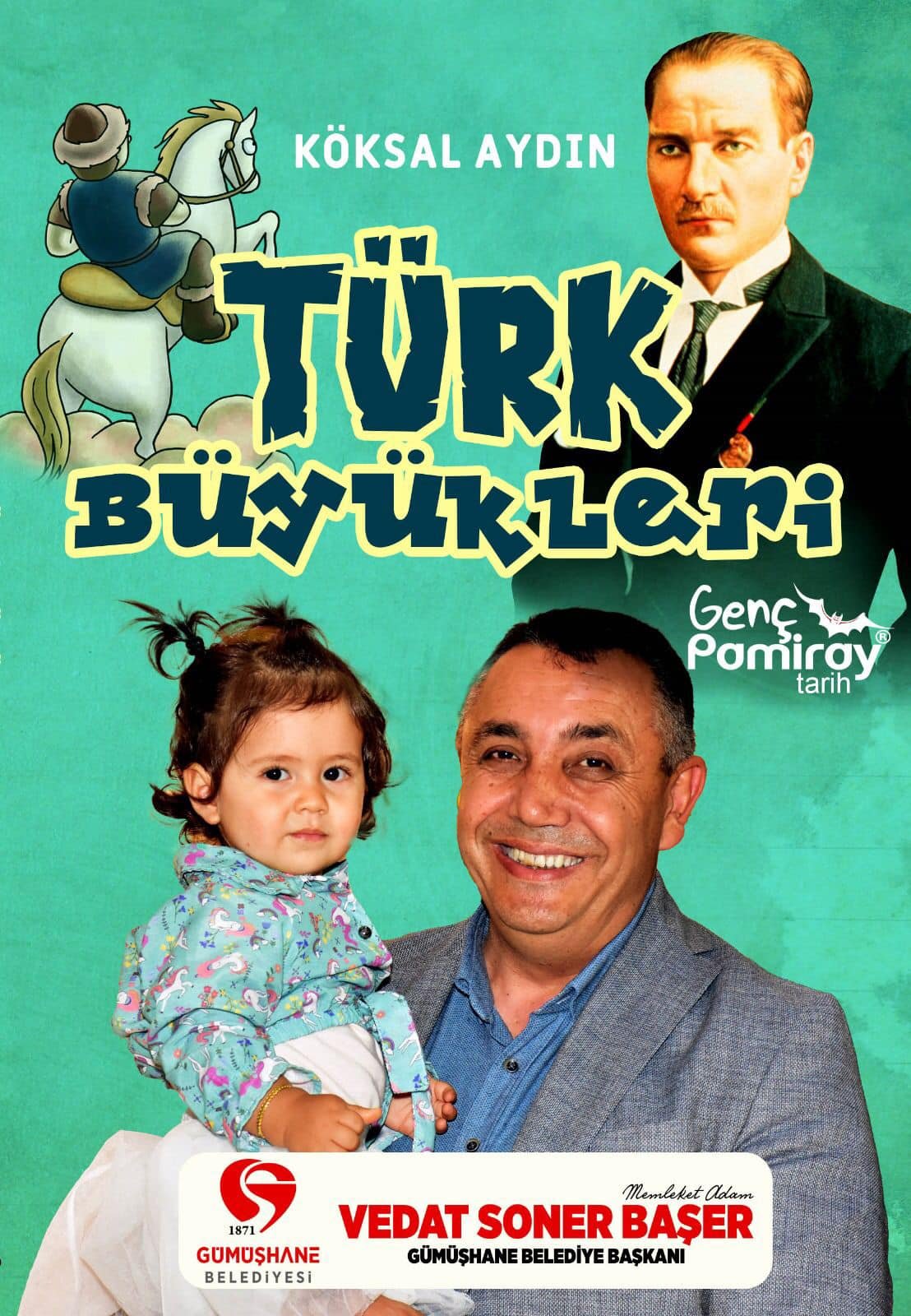 BAŞKANIMIZ, "TÜRK BÜYÜKLERİ" ADLI ÇOCUK KİTABINI YAYIMLADIK