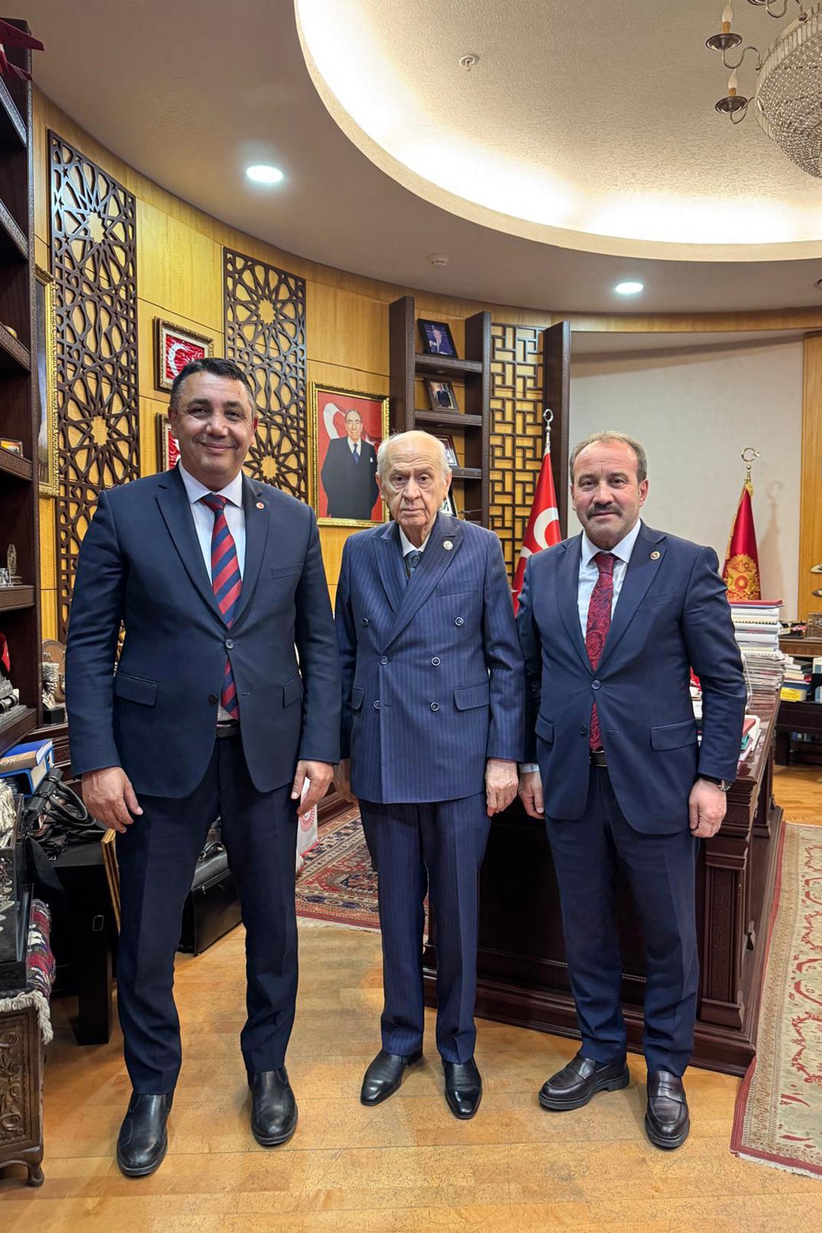 BAŞKANIMIZ VEDAT SONER BAŞER, GENEL BAŞKANIMIZ SAYIN DR. DEVLET BAHÇELİ'Yİ ZİYARET ETTİ