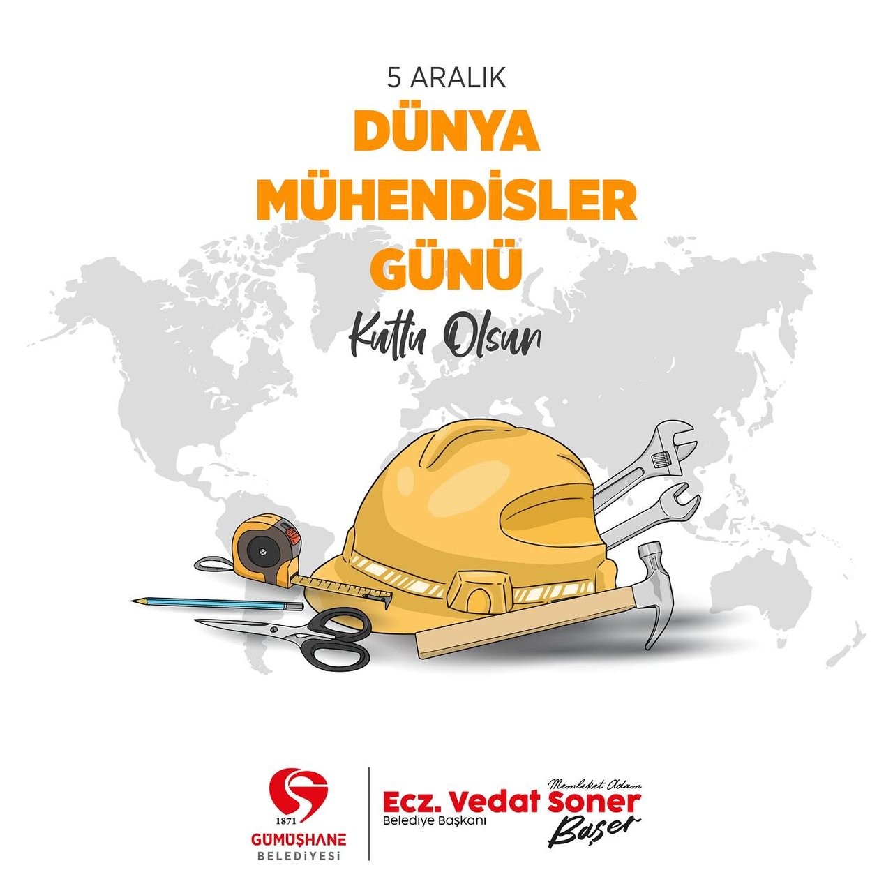 BAŞKANIMIZ, 5 ARALIK DÜNYA MÜHENDİSLER GÜNÜ’NÜ KUTLADI