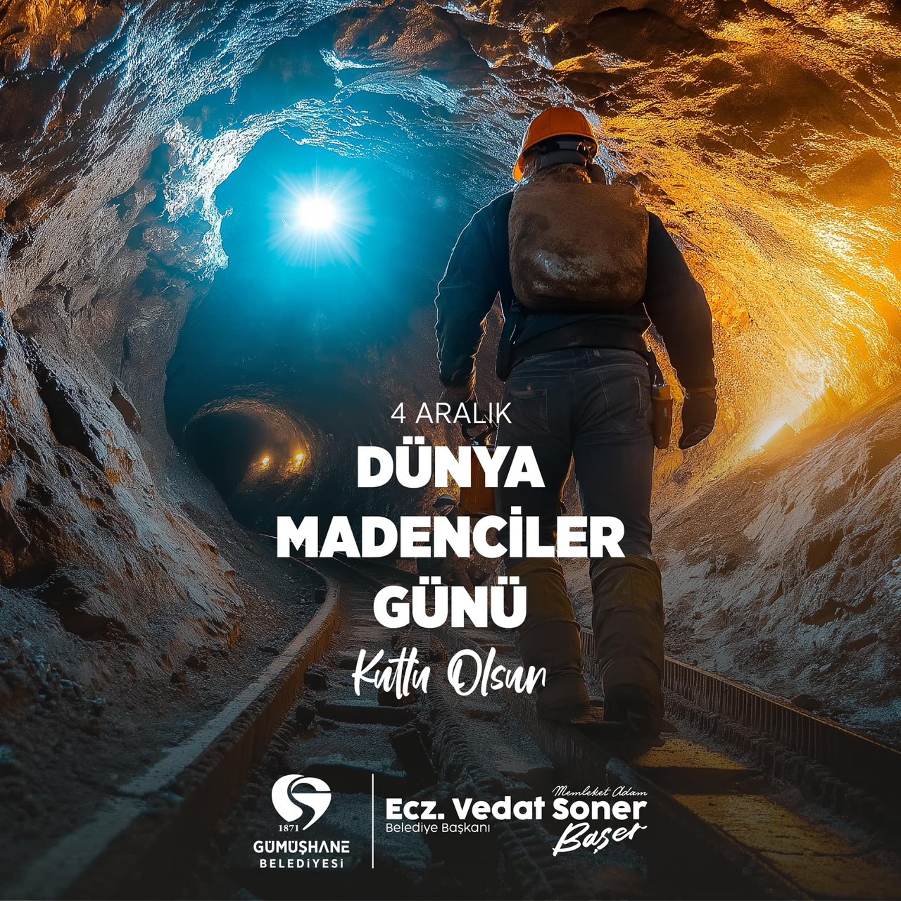 BAŞKANIMIZ, 4 ARALIK DÜNYA MADENCİLER GÜNÜ'NÜ KUTLADI
