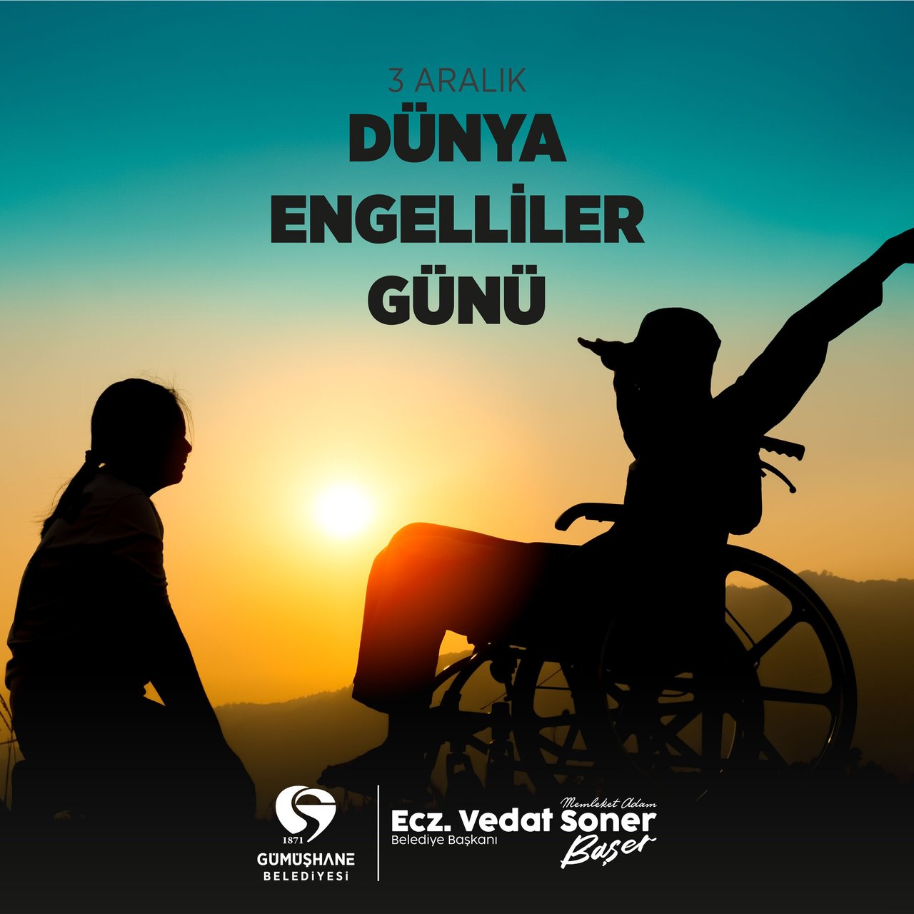 Başkanımızdan, Aralık Dünya Engelliler Günü Mesajı