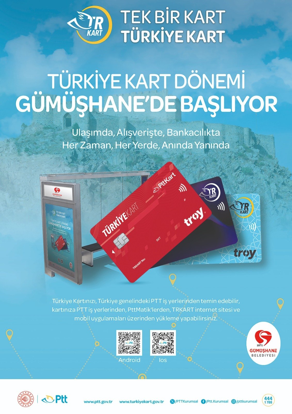 GÜMÜŞHANE’DE ULAŞIM DEVRİMİ: TÜRKİYE KART DÖNEMİ BAŞLIYOR!
