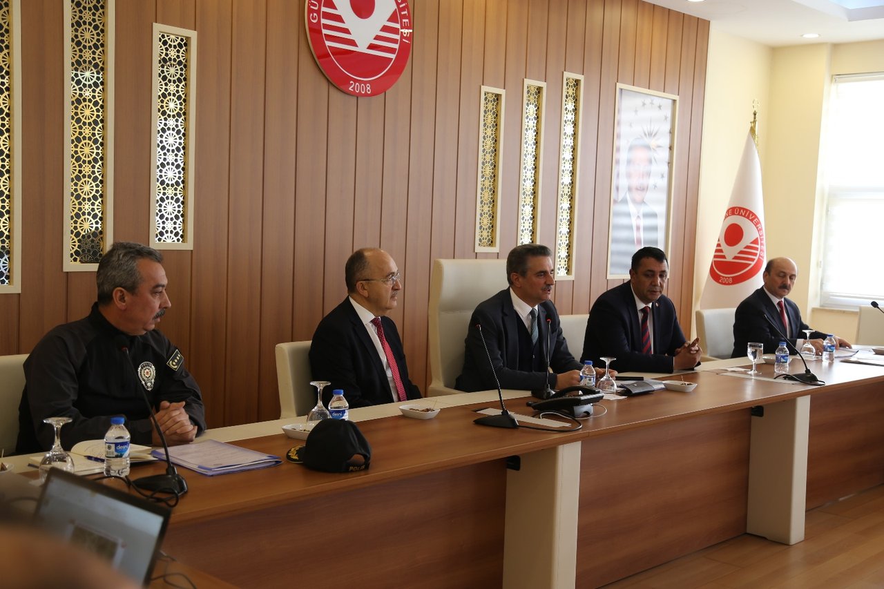 BAŞKANIMIZ, GÜMÜŞHANE ÜNİVERSİTESİ GÜVENLİK KOORDİNASYON TOPLANTISINA KATILDI