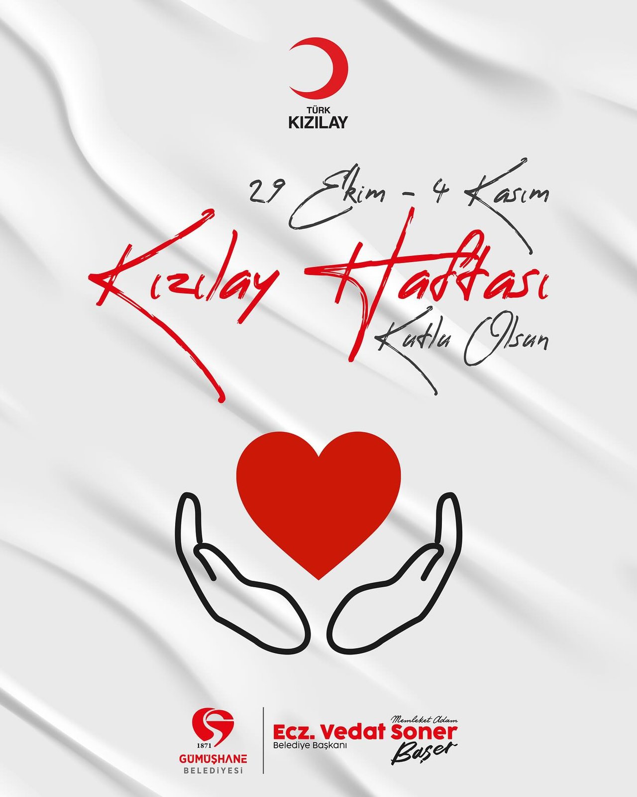 BAŞKANIMIZ, KIZILAY HAFTASI'NI KUTLADI.