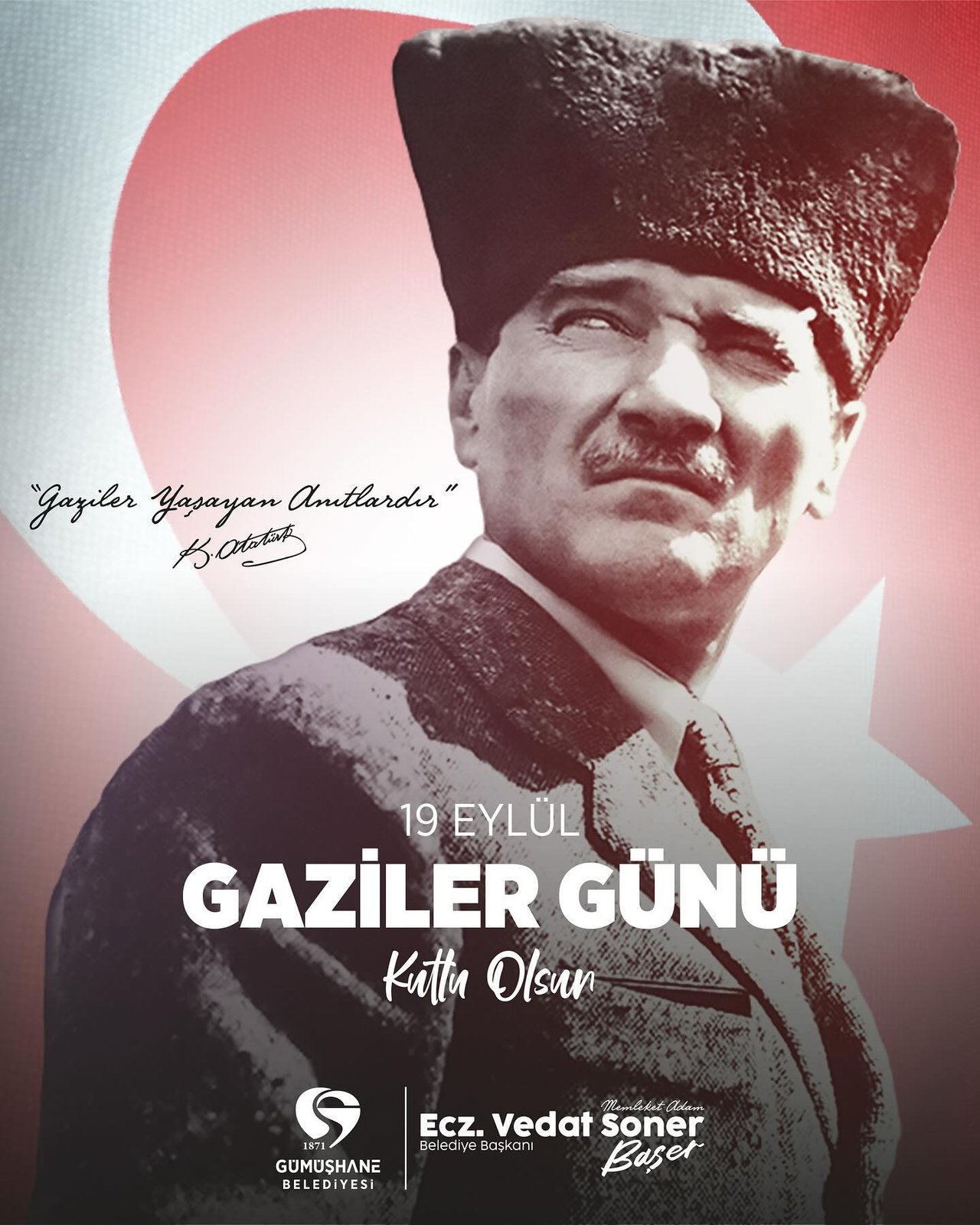 BAŞKANIMIZ, 19 EYLÜL GAZİLER GÜNÜ”NÜ KUTLADI