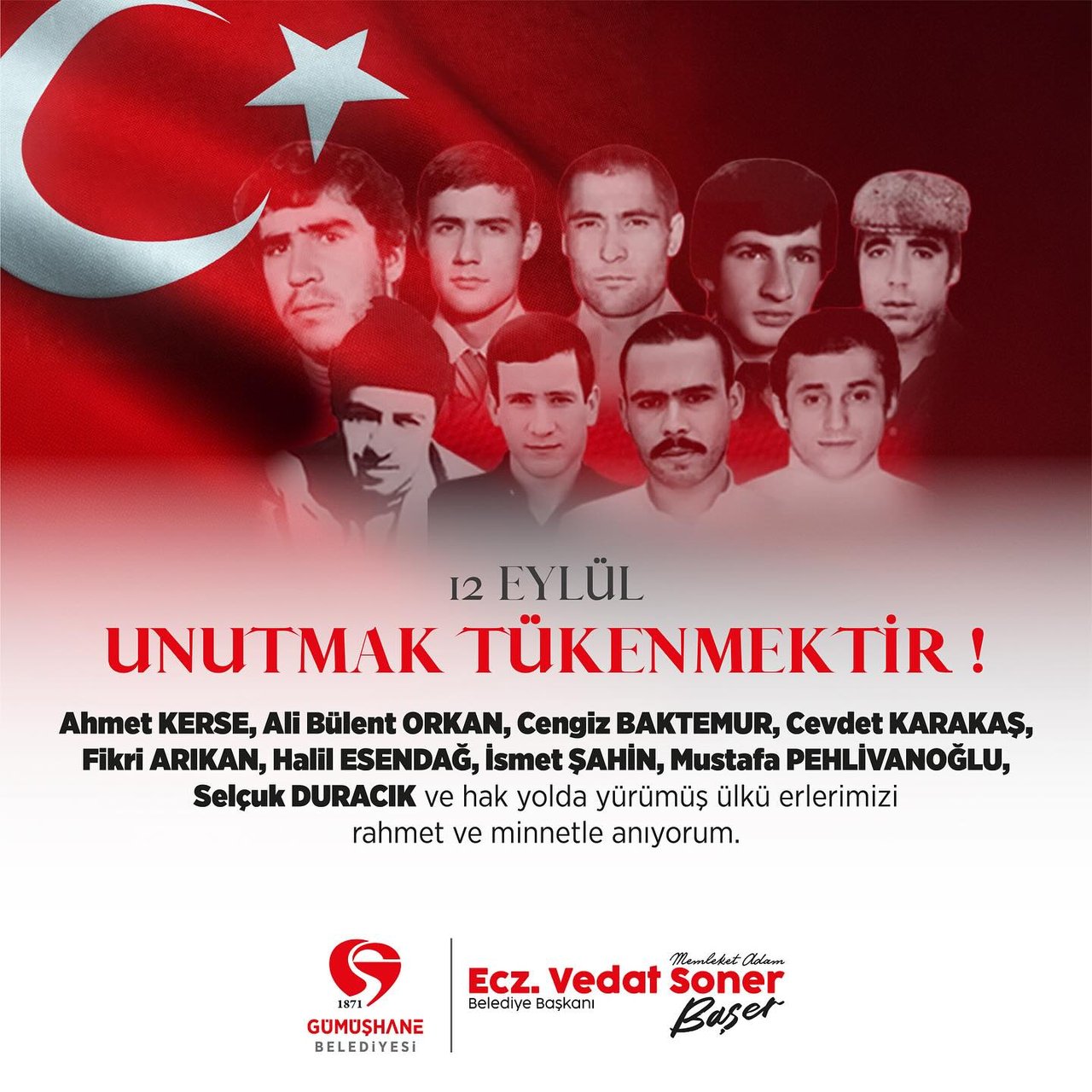 BAŞKANIMIZ, ÜLKÜCÜ ŞEHİTLERİMİZİ RAHMET VE DUALARLA YAD ETTİ