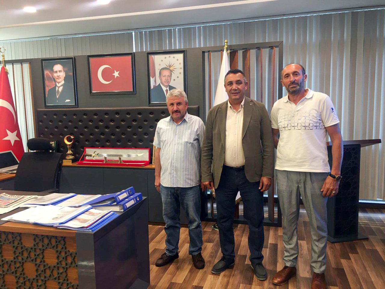 ESKİŞEHİR GÜMÜŞHANELİLER DERNEĞİNDEN, BAŞKANIMIZA ZİYARET