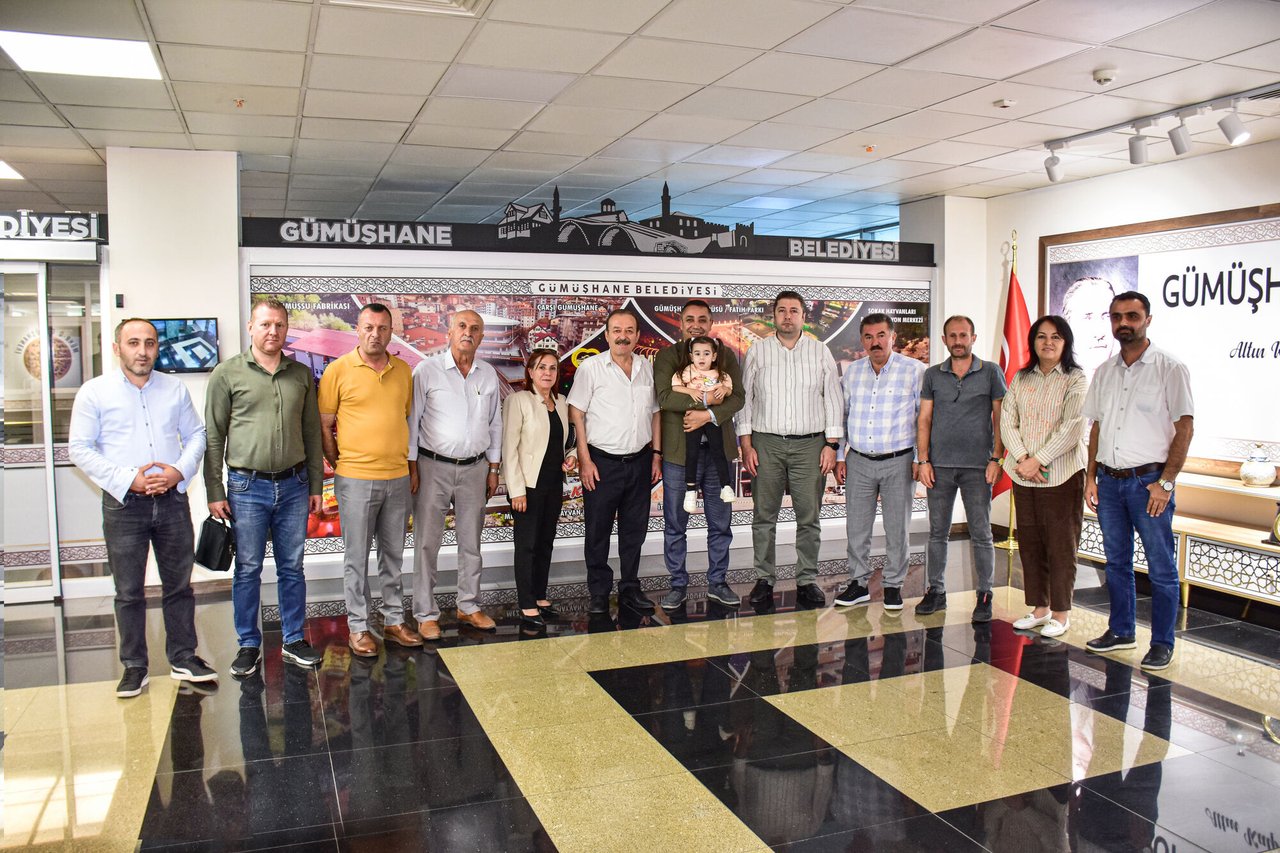 GÜMÜŞHANE KENT KONSEYİNDEN, BAŞKANIMIZA ZİYARET