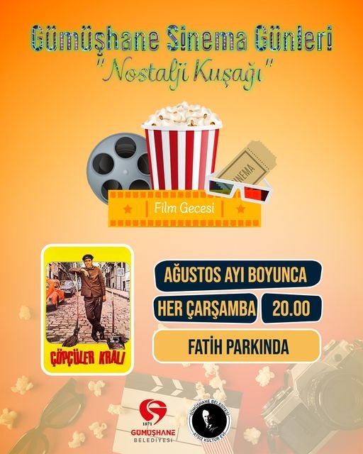 BELEDİYEMİZDEN, GÜMÜŞHANE SİNEMA GÜNLERİ "NOSTALJİ KUŞAĞI"