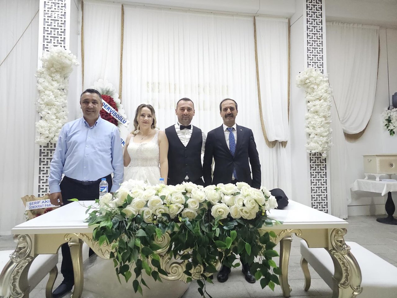 BAŞKANIMIZ, DÜĞÜN TÖRENLERİNE KATILDI