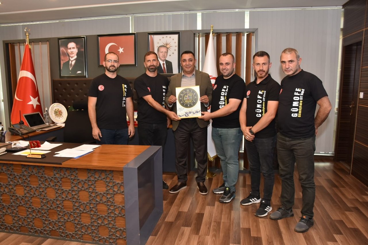 GÜMÜŞHANE OFF-ROAD KULÜBÜNDEN BAŞKANIMIZA ZİYARET