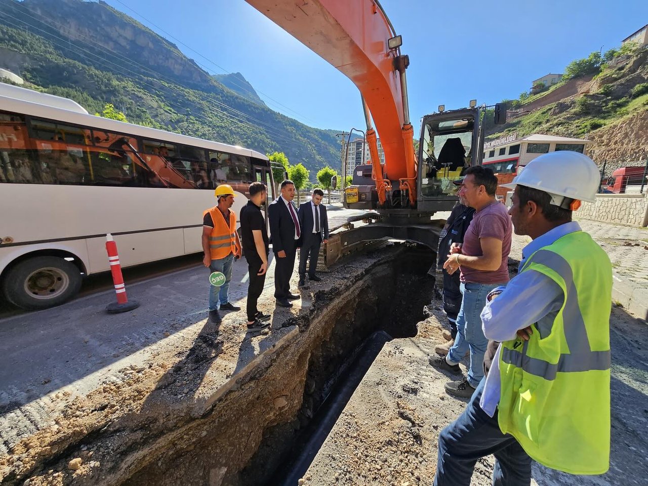 BAŞKANIMIZ, İÇME SUYU HATTINI YERİNDE İNCELEDİ