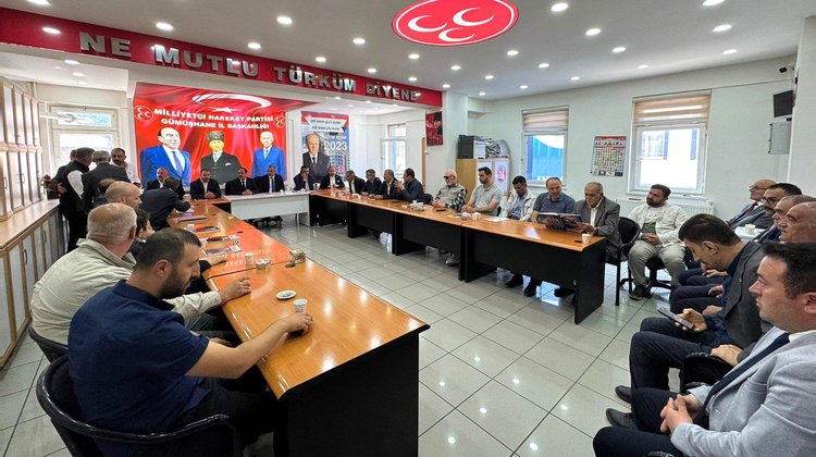 AŞKANIMIZ, MHP GÜMÜŞHANE İL BAŞKANLIĞI BAYRAMLAŞMA PROGRAMINA KATILIM SAĞLADI