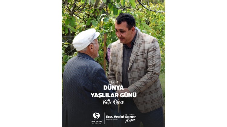 BAŞKANIMIZ, 1 EKİM DÜNYA YAŞLILAR GÜNÜ’NÜ KUTLADI