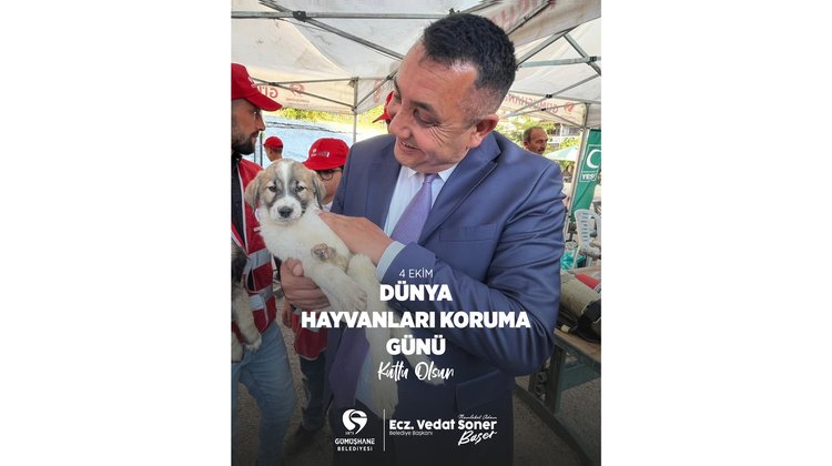 BAŞKANIMIZ, 4 EKİM HAYVANLARI KORUMA GÜNÜ KUTLADI