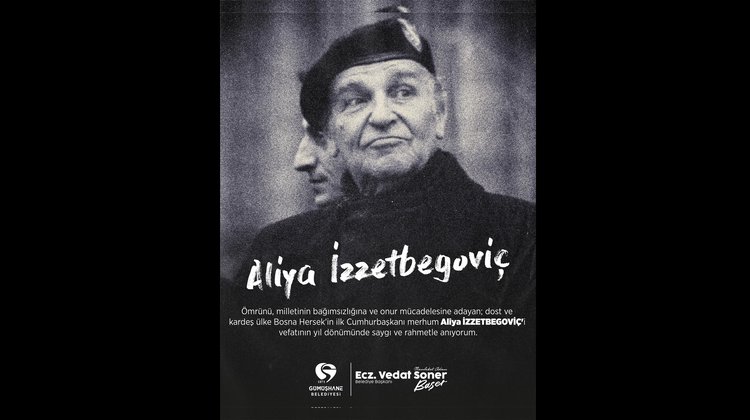 BAŞKANIMIZ, ALİYA İZZETBEGOVİÇ’İ VEFATININ YIL DÖNÜMÜNDE SAYGI VE RAHMETLE ANDI