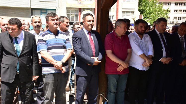 BAŞKANIMIZ, ALİYE AĞAÇ'IN CENAZE TÖRENİNE KATILDI