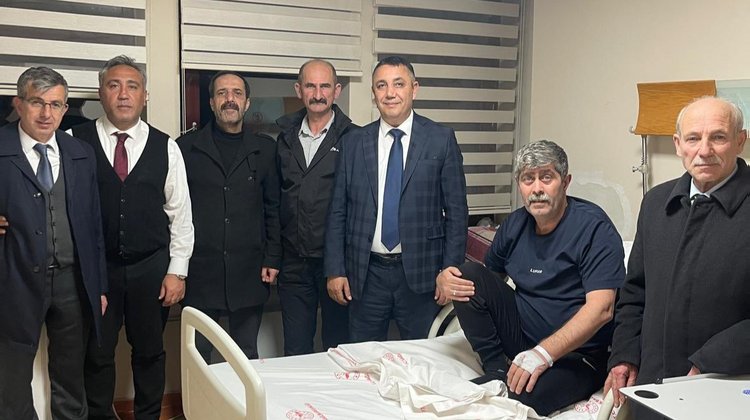 BAŞKANIMIZ, ANJİYO OLAN TORUL BELEDİYE BAŞKANIMIZ EVREN EVRİM ÖZDEMİR’İ ZİYARET ETTİ