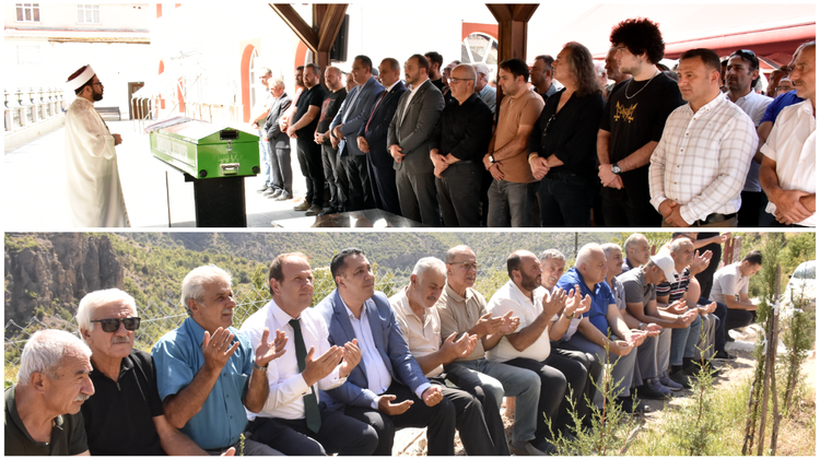 BAŞKANIMIZ, ARİFE ÖZTÜRK VE METİN DEMİRAĞ'I EBEDİYETE UĞURLADI