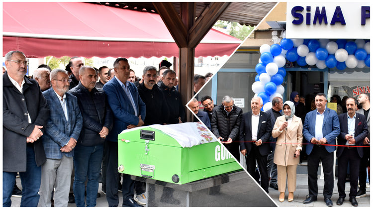 BAŞKANIMIZ, AYŞE ALKAÇ'I EBEDİYETE UĞURLADI SİMA PERDE MAĞAZASININ AÇILIŞ TÖRENİNE KATILDI