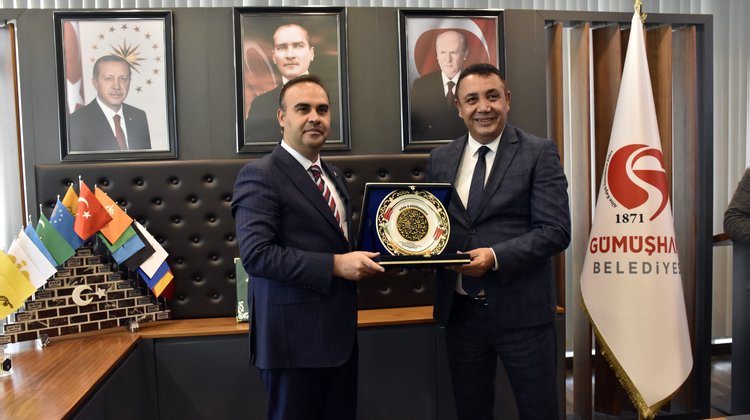 BAŞKANIMIZ, BİLİM SANAYİ VE TEKNOLOJİ BAKANIMIZ SAYIN MEHMET FATİH KACIR’I, BELEDİYEMİZDE AĞIRLADI