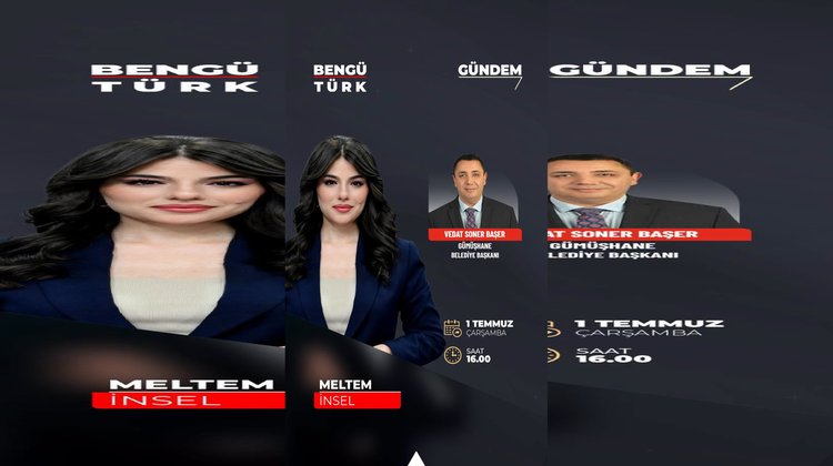 BAŞKANIMIZ, BUGÜN SAAT 16.00’DA BENGÜTÜRK TV’DE MELTEM İNSEL’İN KONUĞU OLACAKTIR