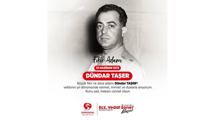 BAŞKANIMIZ, BÜYÜK FİKİR VE DAVA ADAMI DÜNDAR TAŞER’İ VEFATININ YIL DÖNÜMÜNDE ANDI