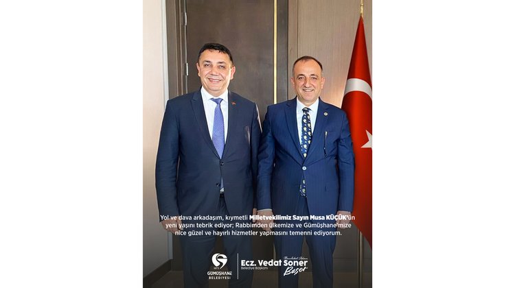 BAŞKANIMIZ, DAVA ARKADAŞIM, KIYMETLİ MİLLETVEKİLİMİZ SAYIN MUSA KÜÇÜK’ÜN YENİ YAŞINI TEBRİK ETTİ