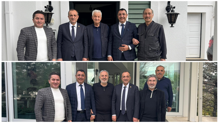 BAŞKANIMIZ, DEĞERLİ BÜYÜĞÜMÜZ MAHMUT OLTAN SUNGURLU VE HEMŞEHRİMİZ BEDRİ YAŞAR’I ZİYARET ETTİ