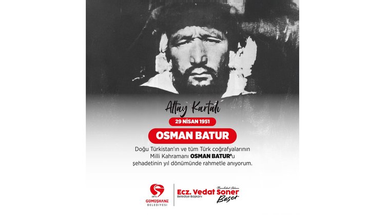 BAŞKANIMIZ, DOĞU TÜRKİSTAN'IN MİLLİ KAHRAMANI OSMAN BATUR’U ŞEHADETİNİN YIL DÖNÜMÜNDE ANDI