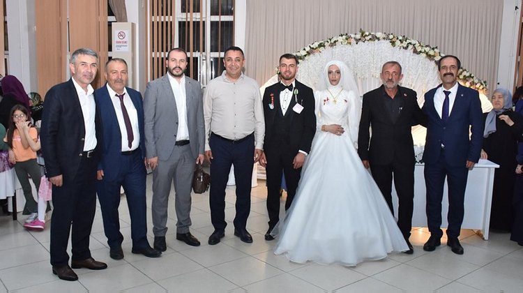BAŞKANIMIZ, DÜĞÜN TÖRENİNE KATILDI