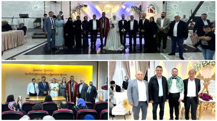 BAŞKANIMIZ, DÜĞÜN TÖRENLERİNE KATILARAK NİKAH KIYDI
