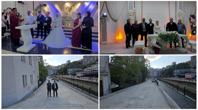 BAŞKANIMIZ, DÜĞÜN TÖRENLERİNE KATILDI, ÇALIŞMA SAHASI İNCELEDİ