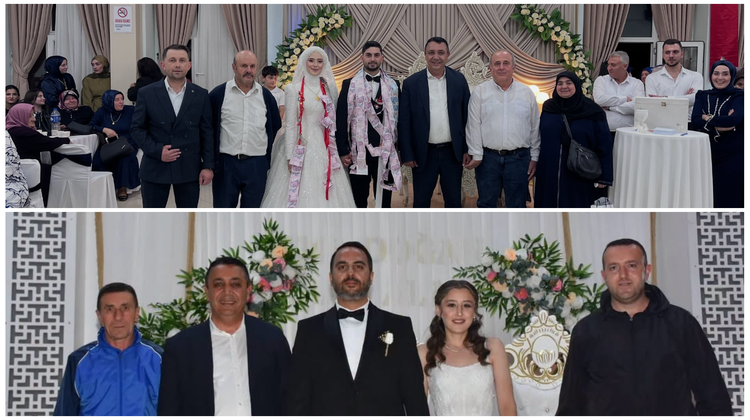 BAŞKANIMIZ, DÜĞÜN TÖRENLERİNE KATILDI