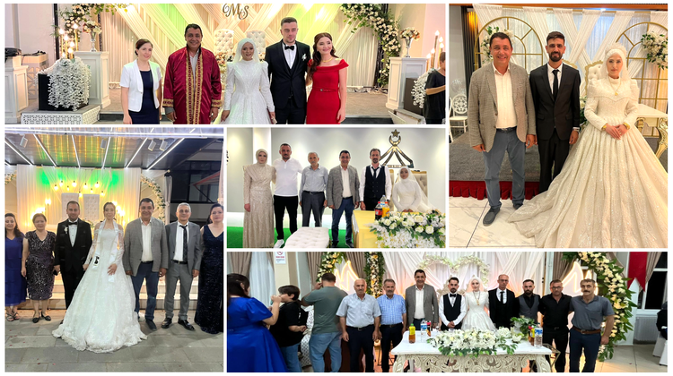 BAŞKANIMIZ, DÜĞÜN TÖRENLERİNE KATILIM SAĞLADI, NİKAH KIYDI