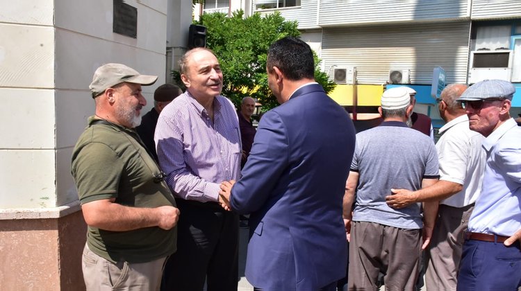 BAŞKANIMIZ, ESKİ BAKANLARIMIZDAN SAYIN FARUK NAFIZ ÖZAK’LA HASBİHAL ETTİ