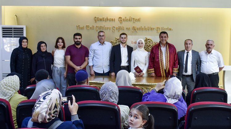 BAŞKANIMIZ, ESMANUR ÇİMEN VE ADEM YAKUT KARDEŞLERİMİZİN NİKAH AKDİNİ GERÇEKLEŞTİRDİ