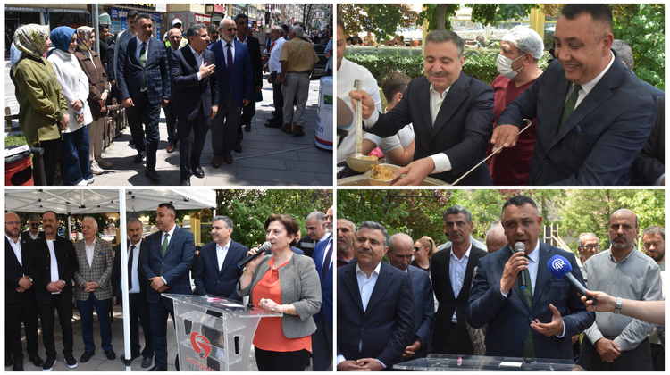 BAŞKANIMIZ, FATİH PARKINDA AŞURE İKRAMINDA BULUNDU