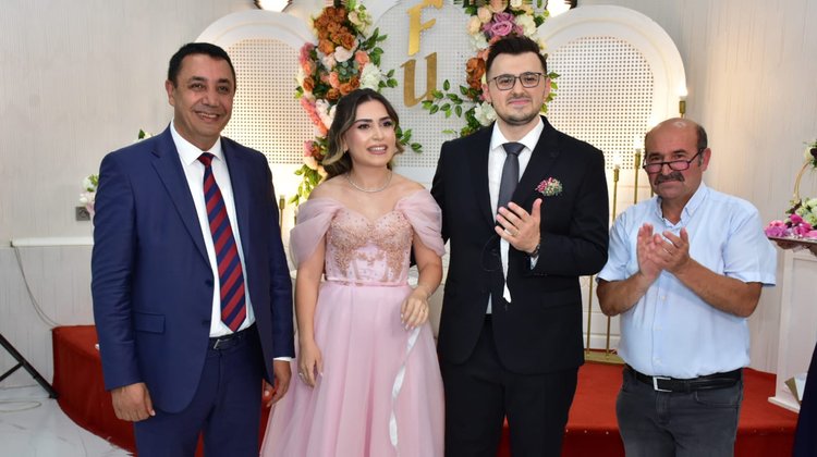 BAŞKANIMIZ, FULYA YALÇINKAYA VE ULAŞCAN KARAKAŞ ÇİFTİNİN NİŞAN TÖRENİNE KATILDI