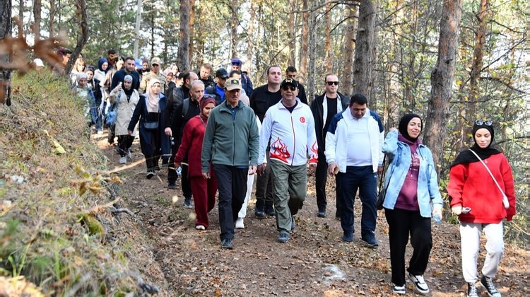 BAŞKANIMIZ, GENÇLİK VE SPOR İL MÜDÜRLÜĞÜMÜZÜN DOĞA YÜRÜYÜŞÜ ETKİNLİĞİNE KATILDI