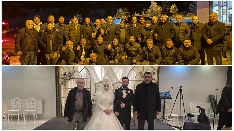 BAŞKANIMIZ, GÜMÜŞGÖZE BELEDİYE BAŞKANIMIZ CELİL ERDOĞAN’IN MİSAFİRİ OLDU, DÜĞÜN TÖRENLERİNE KATILDI