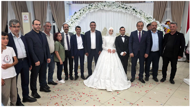BAŞKANIMIZ, HABİBE DOĞAN VE ABDULHAMİT ÇELİK KARDEŞLERİMİZİN DÜĞÜN MERASİMLERİNE KATILDI