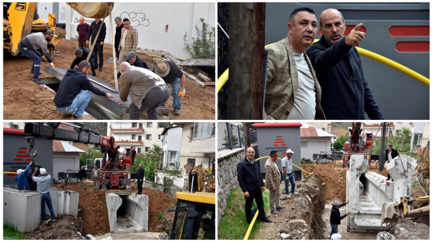 BAŞKANIMIZ, HASANBEY MAHALLEMİZDE DERE ISLAHI ÇALIŞMALARINI YERİNDE İNCELEDİ