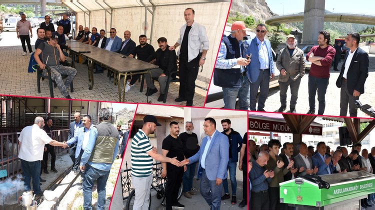 BAŞKANIMIZ, HAYVAN PAZARI’NI ZİYARET ETTİ CENAZE TÖRENİNE KATILDI