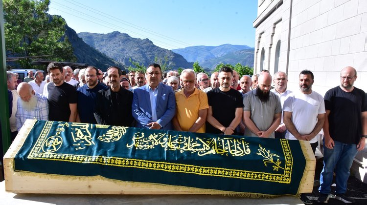 BAŞKANIMIZ, İLİMİZ GÜMÜŞ KAYA KÖYÜ SAKİNLERİNDEN ALİ EBEDİYETE UĞURLADI