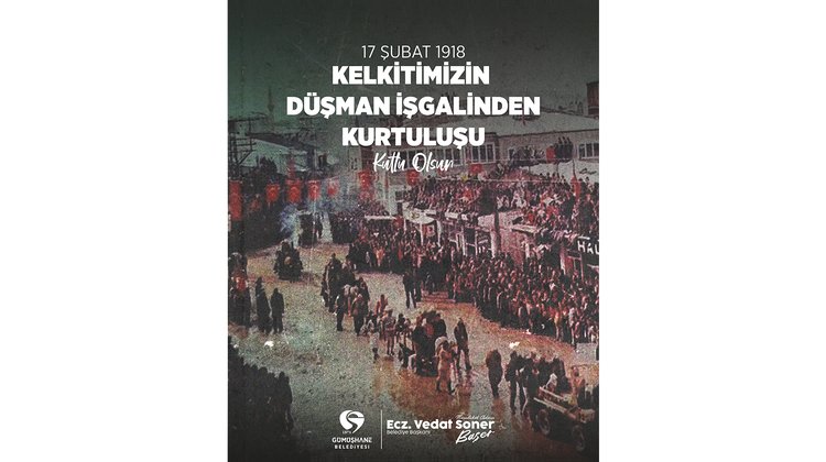 BAŞKANIMIZ, KELKİT’İMİZİN DÜŞMAN İŞGALİNDEN KURTULUŞUNUN 108. YILINI KUTLADI