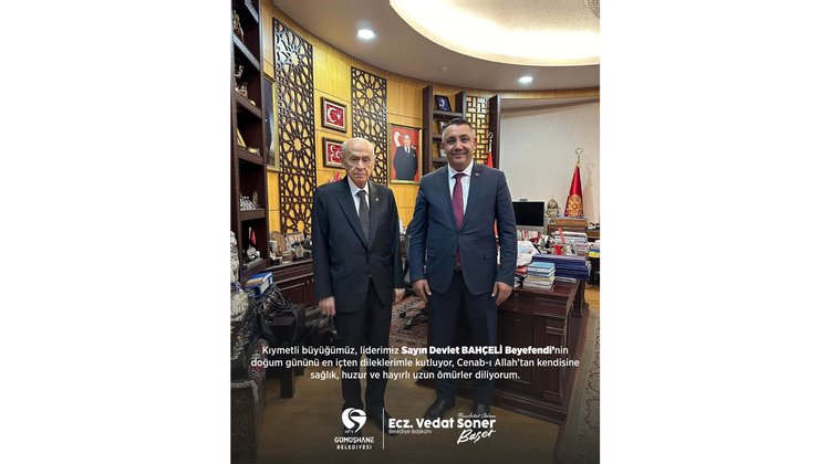 BAŞKANIMIZ, KIYMETLİ BÜYÜĞÜMÜZ, LİDERİMİZ SAYIN DEVLET BAHÇELİ BEYEFENDİ’NİN DOĞUM GÜNÜNÜ KUTLADI