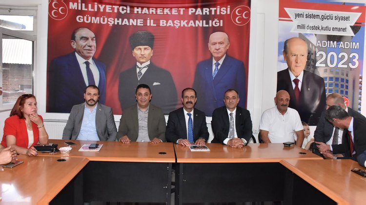 BAŞKANIMIZ, MHP GÜMÜŞHANE İL BAŞKANLIĞIMIZDA PARTİLİLERİMİZ VE VATANDAŞLARIMIZLA BAYRAMLAŞTI