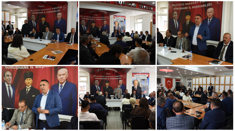 BAŞKANIMIZ, MHP GÜMÜŞHANE İL TEŞKİLATIMIZIN BAYRAMLAŞMA PROGRAMINA KATILDI
